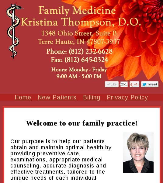 Dr. Thompson's Website